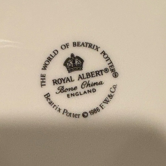 The World of Beatrix Potter Set Of Three Vintage Dishes Royal Albert - Picture 5 of 10